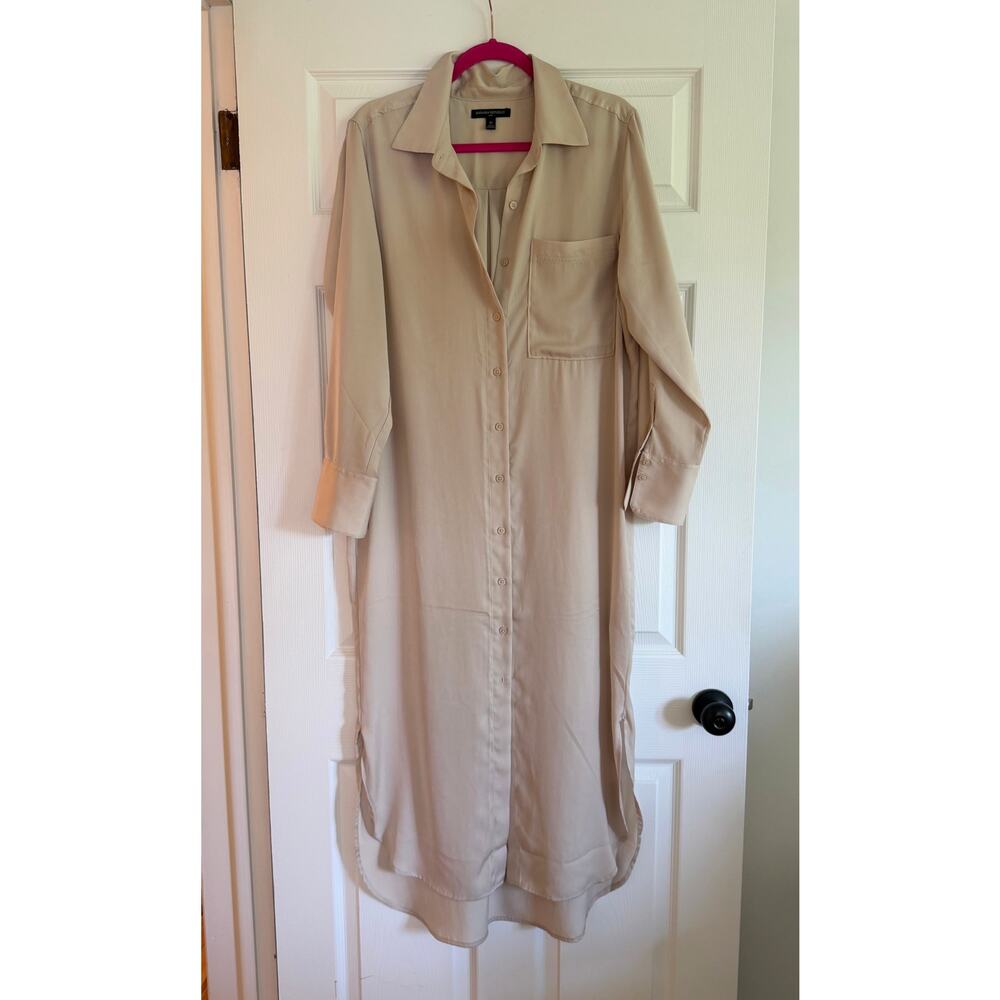 Banana Republic Tan Midi Dress